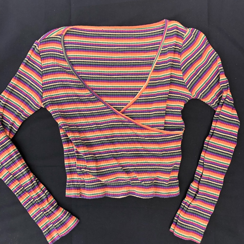Striped long sleeve shirt